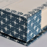 Note Holder in Little Stars Petrol