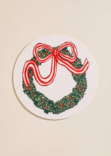 Holiday Christmas Wreath Coasters