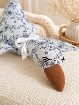 Grace the Goose Blue Plaid