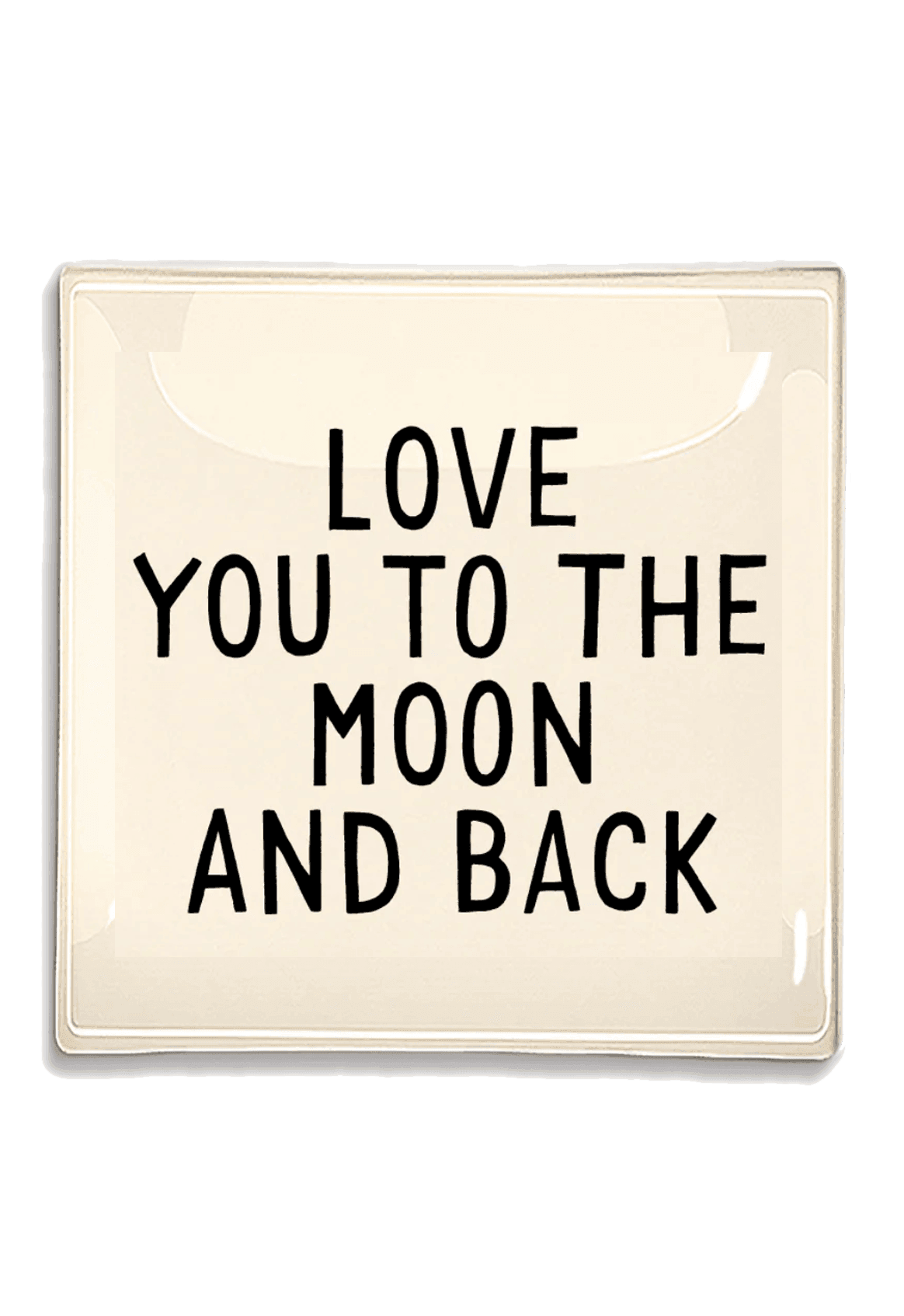 Decoupage Tray Love You To The Moon
