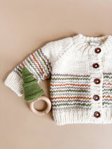Woodland Stripe Cardigan 12-24m