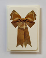 Gold Bow Greeting Card | Birthday Card | Luxury Cards