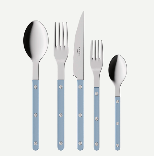 Bistro 5 Piece Place Setting Pearly in Sky
