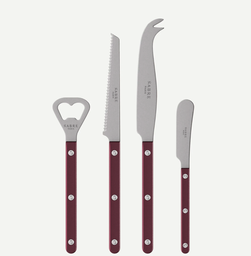 Bistro Apertif Set Pearly in Aubergine