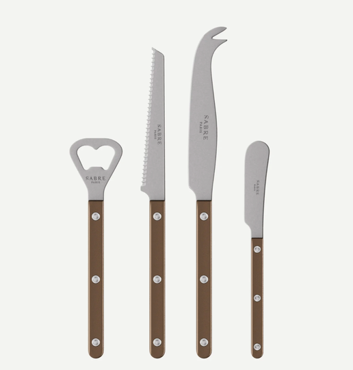 Bistro Apertif Set Pearly in Brown