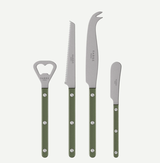 Bistro Apertif Set Pearly in Dark Green