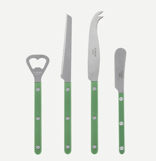 Bistro Apertif Set Pearly in Garden Green