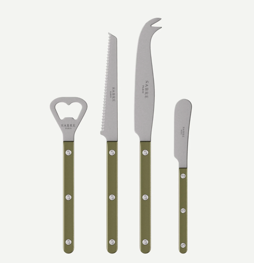 Bistro Apertif Set Pearly in Olive