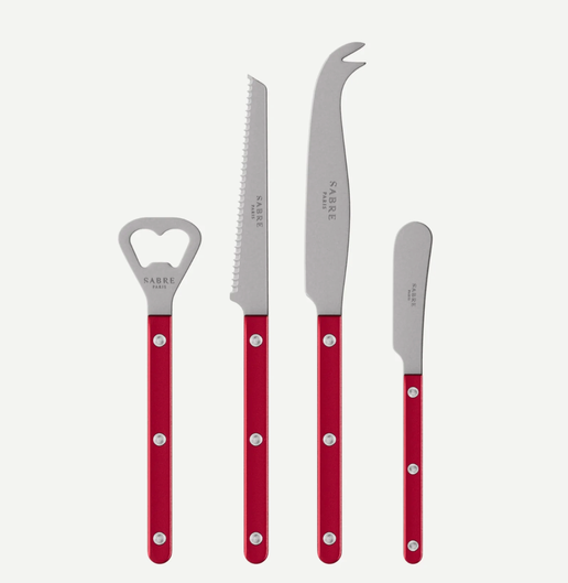 Bistro Apertif Set Pearly in Red