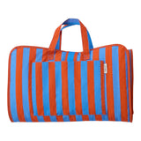 Cool Kid Nap Mat Blue & Rust Stripe