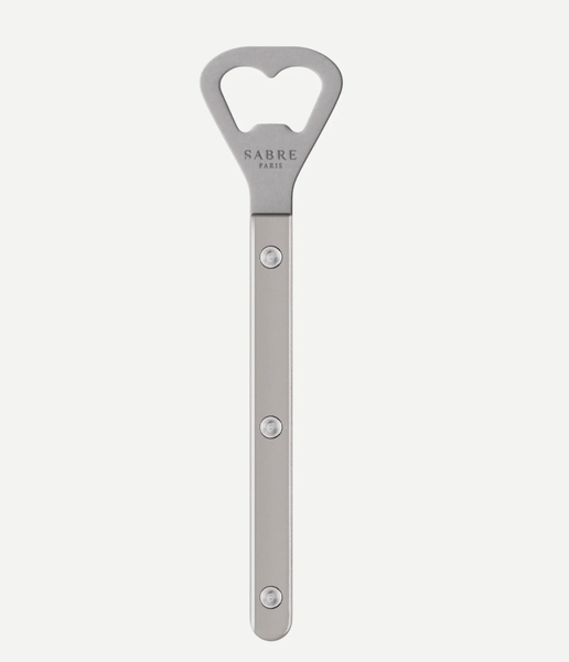 Bistro Bottle Opener Pearly in Grey