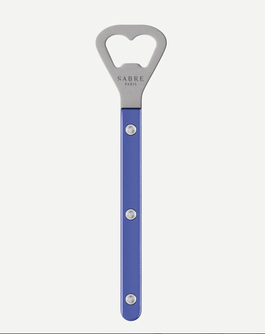 Bistro Bottle Opener Pearly in Lapis Blue