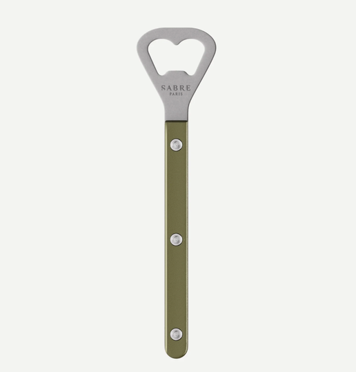 Bistro Bottle Opener Pearly in Olive
