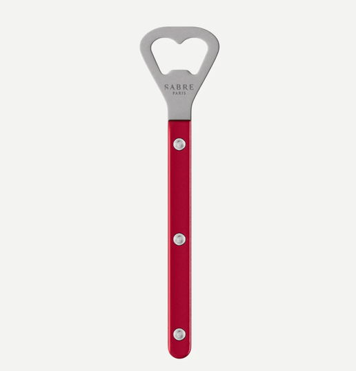 Bistro Bottle Opener Pearly in Red