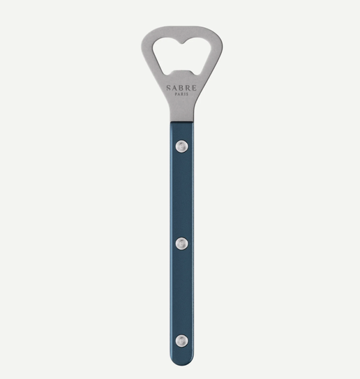Bistro Bottle Opener Pearly in Steel Blue