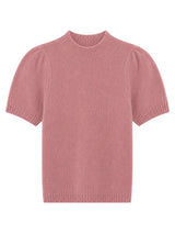 Brigette Mock Neck Sweater in Tea Rose