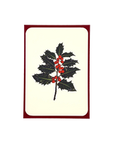 Christmas Holly Christmas Greeting Card | Christmas Card