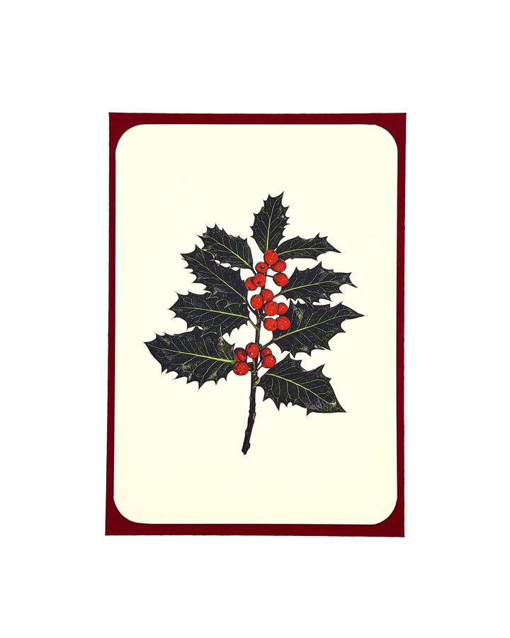 Christmas Holly Christmas Greeting Card | Christmas Card
