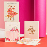 Painterly Birthday Cake | Gold Foil Birthday Card
