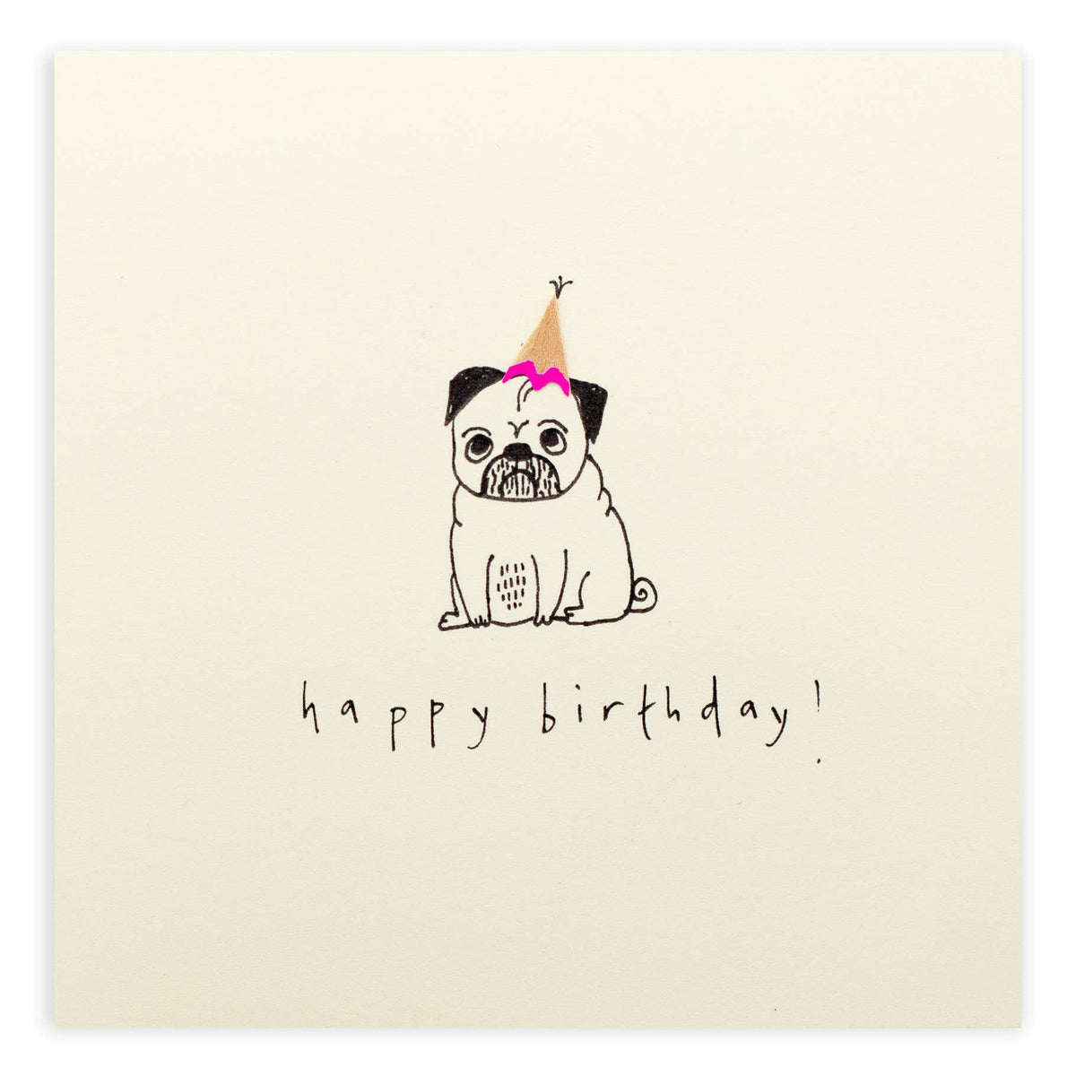 Birthday Pug Card