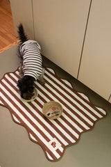 Reusable Pet Pad Brown Stripe