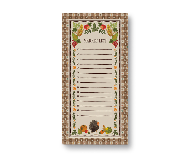 Harvest Gingham Market Pad
