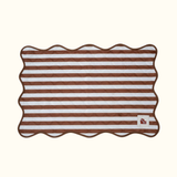 Reusable Pet Pad Brown Stripe
