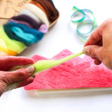 Felting Kit Wool Crown Pink