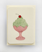 Pistachio Chantilly Cream Greeting Card | Birthday Card