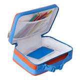 Cool Kid Lunch Box Blue & Rust Stripe