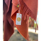 Alpaca Throw Crimson