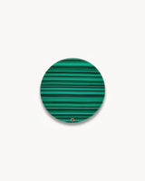 Circle Mirror in Malachite