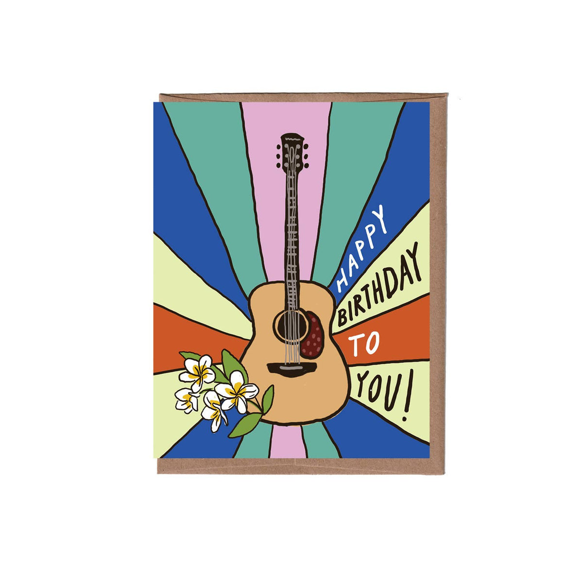 Guitar Birthday Greeting Card