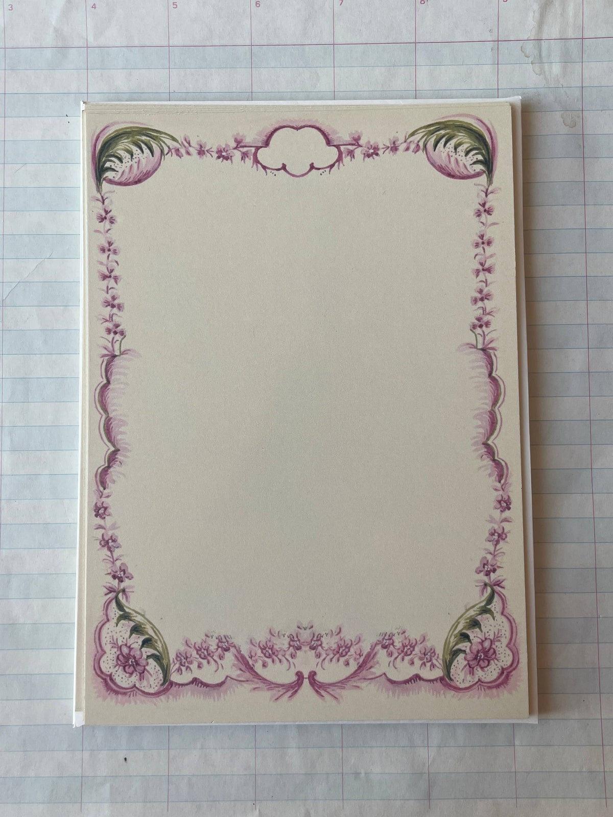 French Menu Stationery Set I: 10