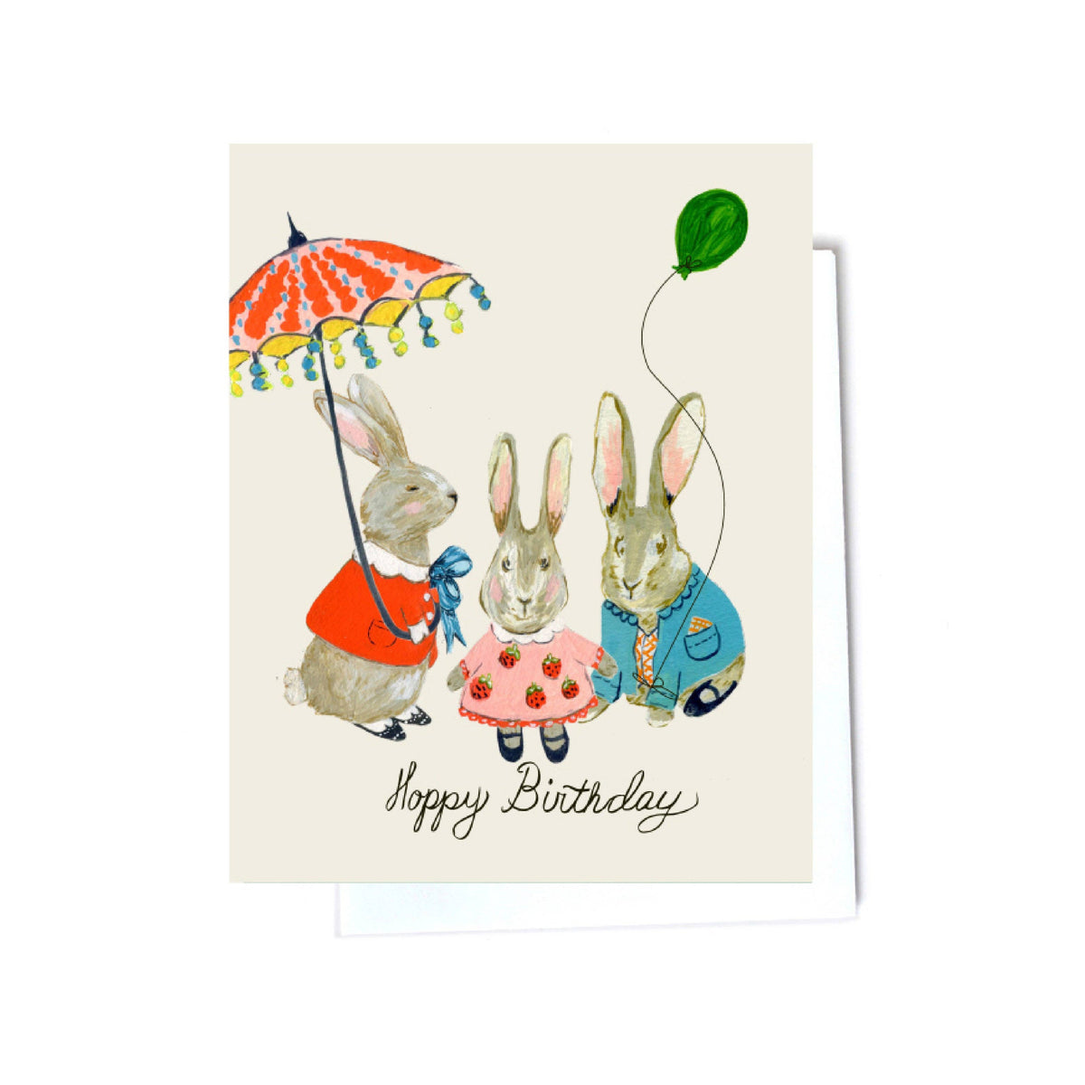 Bunny Birthday Card