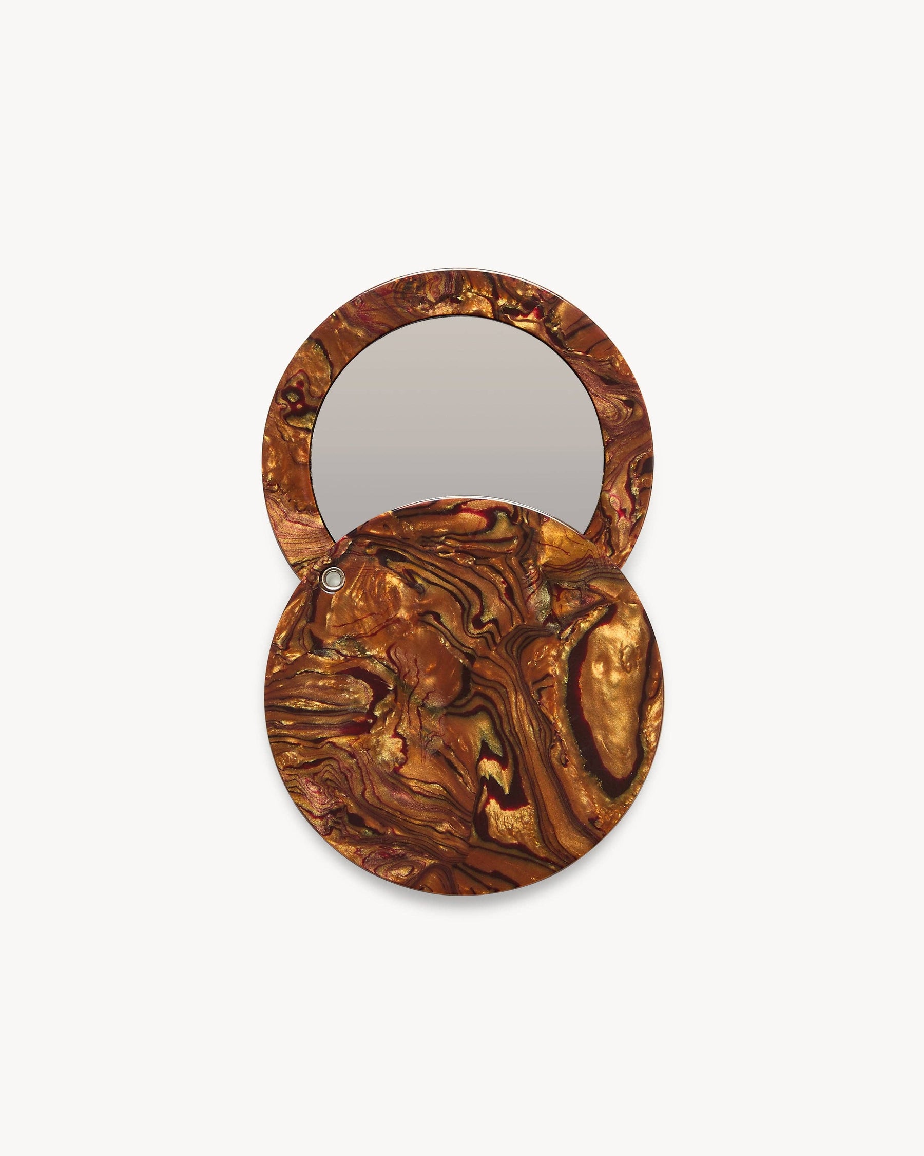 Circle Mirror in Bronze