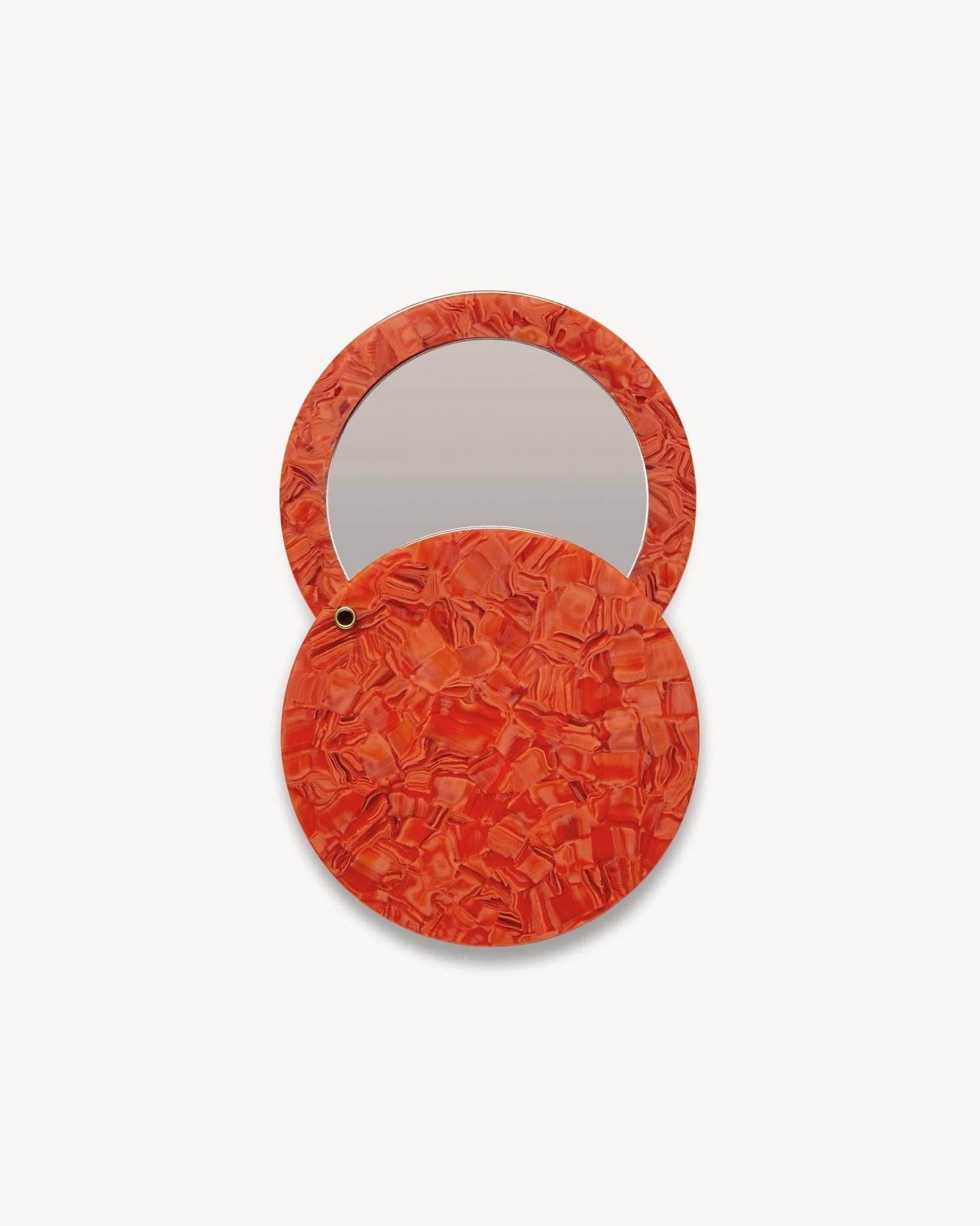 Circle Mirror in Poppy