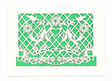 Papel Picado - Blank: Dark Green / A2