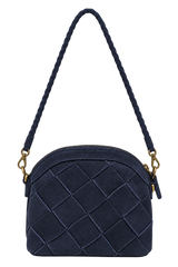 Mini Carmen Navy Suede