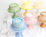 Melamine Cake Stand Large Green