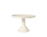 Melamine Cake Stand Small Linen White
