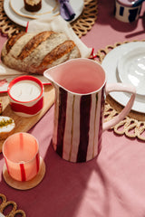 Maegen Jug Pink Burgundy