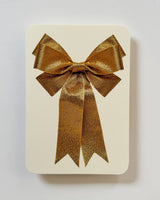 Gold Bow Greeting Card | Birthday Card | Luxury Cards