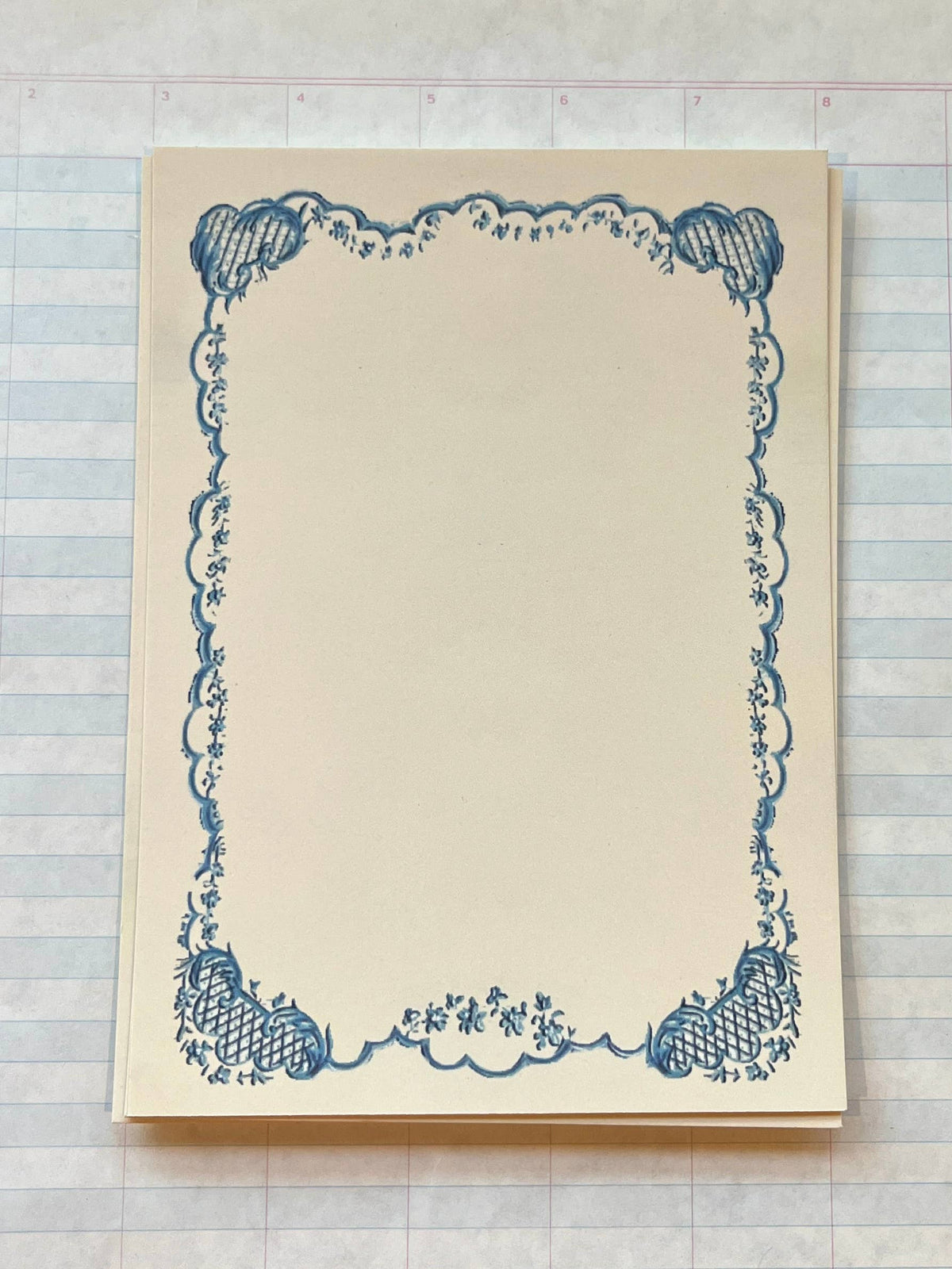 French Menu Stationery Set III: 6