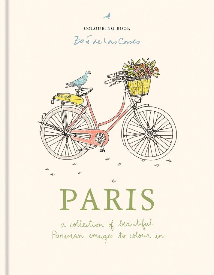 Zoé de Las Cases Paris Colouring Book: Hardcover