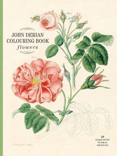 John Derian Colouring Book: Flowers: Trade Paperback