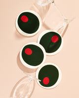 Pimento Olive Coasters