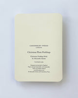 Christmas Plum Pudding Holly Greeting Card | Luxury