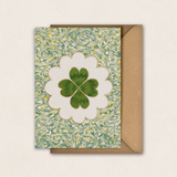 Marble Greetings Card: Clover