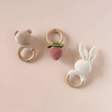 Teether Strawberry Pink